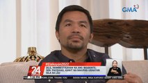 Pagbisita ni Sen. Manny Pacquiao sa Batangas, dinumog ng tao; Physical distancing, hindi na nasunod | 24 Oras