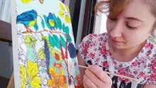 Learn Colors Acrylic Painting Workshop for Children ‍ #artideas #diyprojects #kidspainting