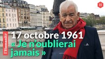 17 octobre 1961: le témoignage de l'un des derniers survivants du massacre