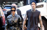 Kourtney Kardashian Wore a Snake-Print Coat and Travis Barker Didn't Get the Outerwear Memo