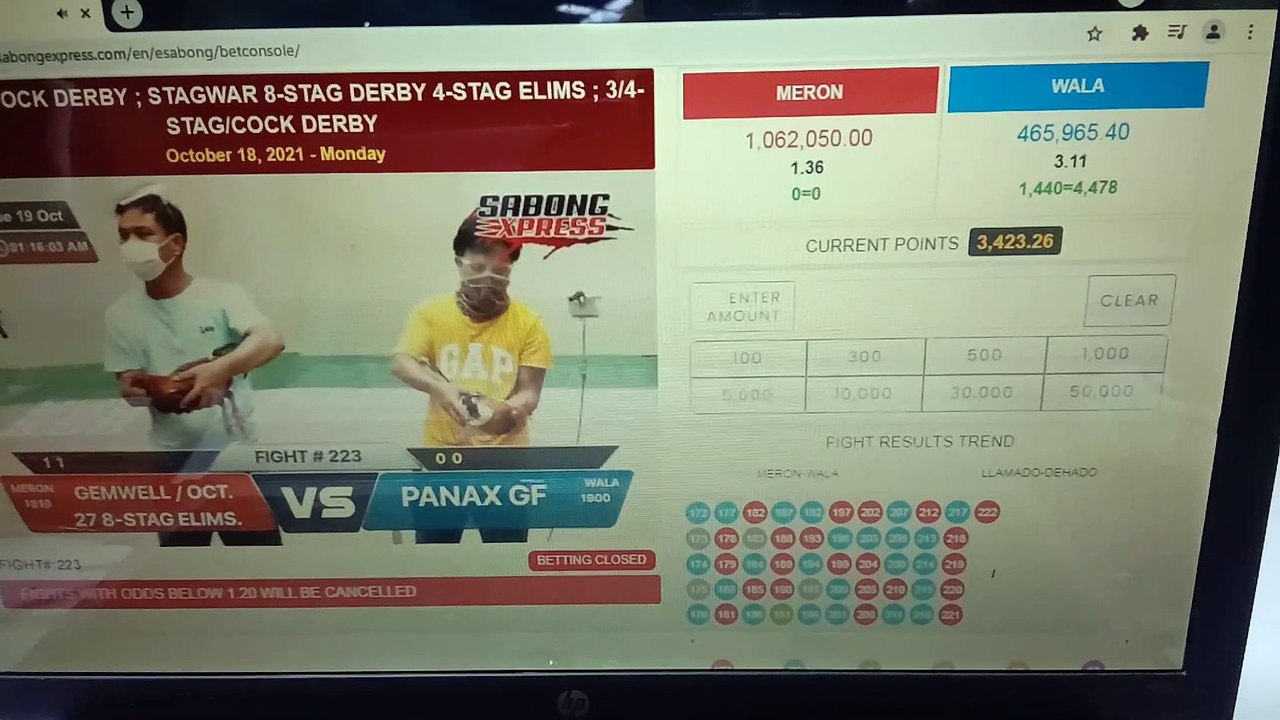 sabong express walang daya
