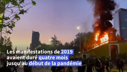Chili: violences lors de la commémoration du soulèvement social de 2019