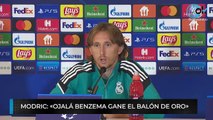 Modric: «Ojalá Benzema gane el Balón de Oro»