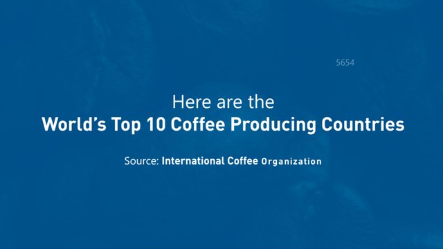 Top 10 Coffee Producing Countries
