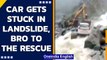 Uttarakhand Rain: BRO rescues car with passengers after landslide, Watch | Oneindia News
