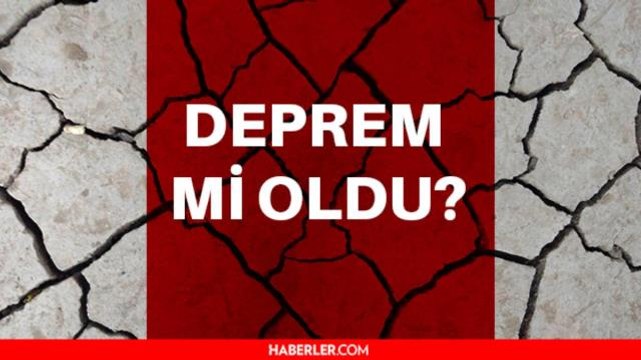 Deprem mi oldu? Nerede deprem oldu? Antalya'da deprem mi oldu? Deprem kaç şiddetinde oldu? Depremin şiddeti kaç?
