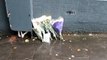 Floral tributes at the scene of Houghton stabbing