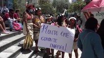 Grupos indígenas protestan contra el decreto del presidente de Ecuador para aumentar la producción petrolífera del país