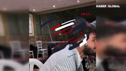 Gaziantep'te düğünde istek parçayı hemen çalmadı diye yüzüne tekme attı