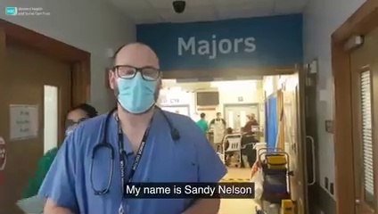 Dr. Sandy Nelson urges people only to attend A&E if 'unavoidable'