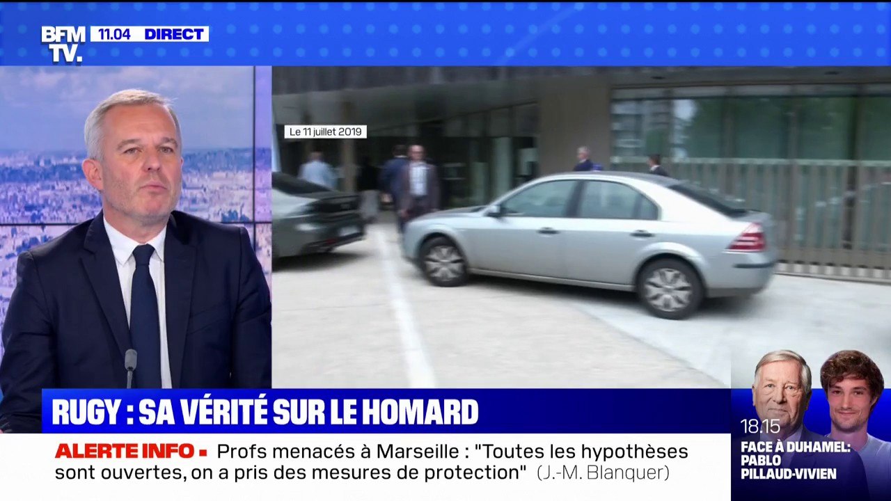 François de Rugy sur l'affaire des homards: "J'ai tourné la page (...) mais je sais bien qu'en terme d'image, ça reste fort"