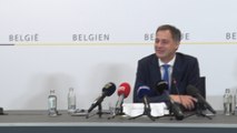 Alexander De Croo rend hommage à la chancelière allemande Angela Merkel au nom de la Belgique