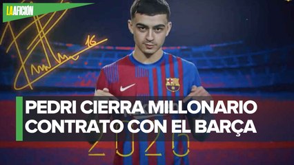 El Barcelona renueva a Pedri hasta 2026 con una cláusula de 1.000 millones de euros