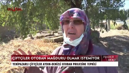 Yenipazarlı çiftçiler Aydın-Denizli otoban projesine karşı tepkili