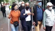 Görme engelliler Ankara'da yürüdü