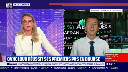 OVHcloud réussit ses premiers pas en Bourse - 15/10