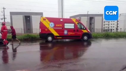 Passageira de HB20 ferida após colisão com Megane em Cascavel