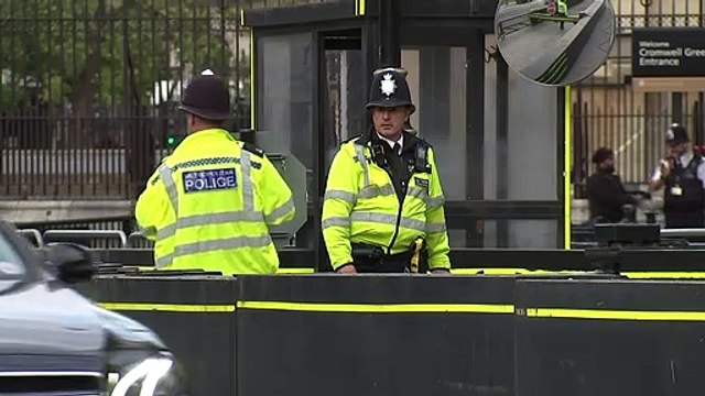 Flags fly at half-mast in Westminster for Sir David Amess MP