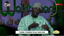 Wakhtann du 15 Octobre 2021 avec Oustaz Assane Seck