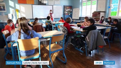 Assassinat de Samuel Paty : une classe de primaire a réalisé un "abécédaire de la laïcité"