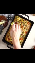 Focaccia de Aceitunas y Jitomate Cherry