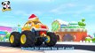 Drive Taxi to Pick up Santa Claus | Baby Panda Taxi Driver | Christmas Song | BabyBus