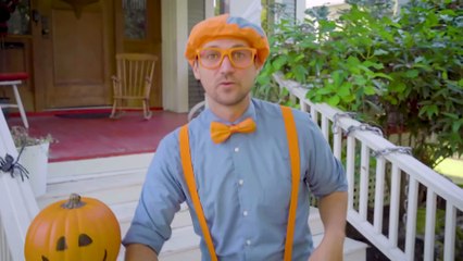 ️Adornos de Halloween️ | Videos de halloween para niños | aprende con blippi part 1