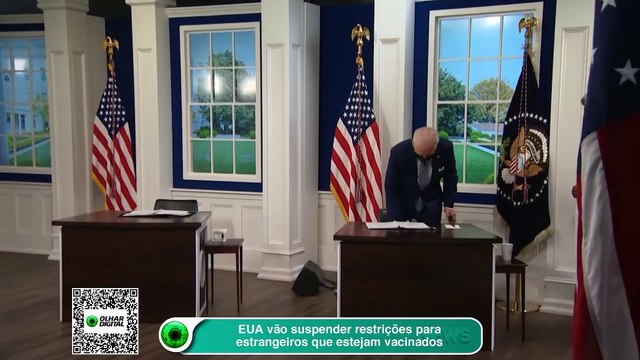 EUA vão suspender restrições para estrangeiros que estejam vacinados