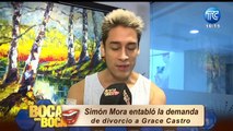 Simón Mora entabló una demanda de divorcio a Grace Castro