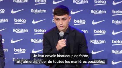 Barça - Pedri : "Mon souhait est de rester ici de nombreuses années"