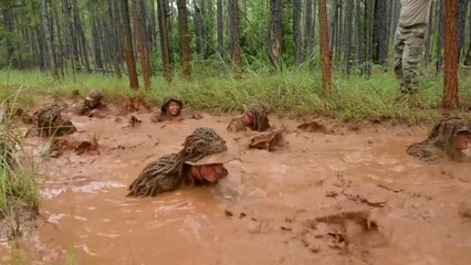 2962.US Army Sniper School Ghillie Wash