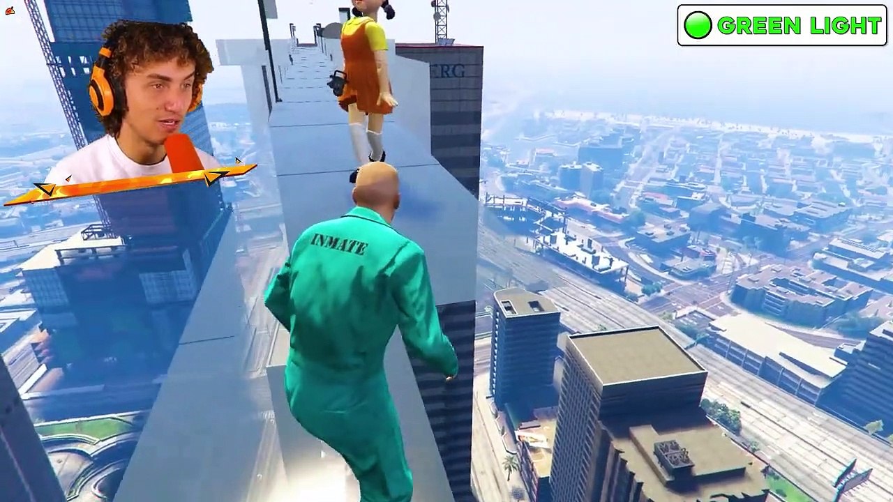 Playing HARDCORE SQUID GAME in GTA 5!
