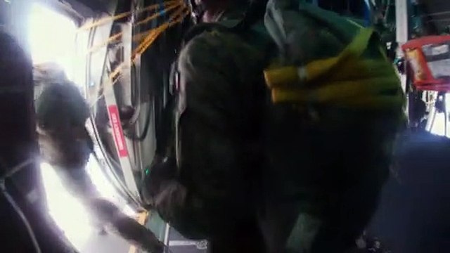 GoPro Helmet Camera View • US Army Paratrooper Parachute Jump • Market Garden 77th Anniversary