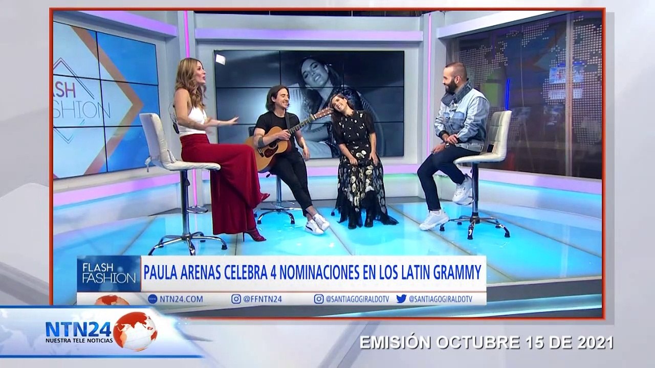 Paula Arenas cada vez más cerca de ganas el Latin Grammy