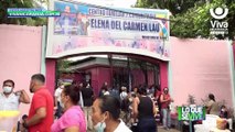 Más protagonistas participan en la jornada de inmunización voluntaria contra la Covid-19 en Managua