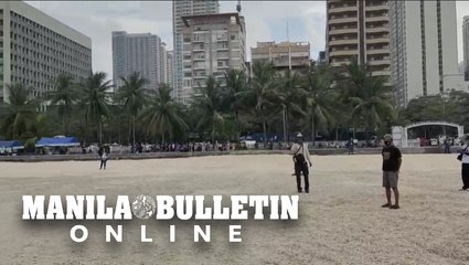 DENR holds Soft Opening of the Manila Baywalk Dolomite Beach