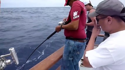 SUPER !!! Pemancing dapat Ikan Tuna Monster,Lihat Gayanya