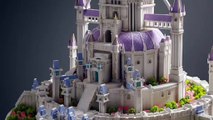 A castle made of cakes--fondant cake.