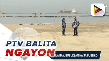 Dolomite Beach sa Manila Bay, bubuksan na sa publiko