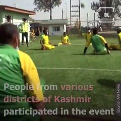 Sports Events Organised For Specially-Abled Persons In Srinagar