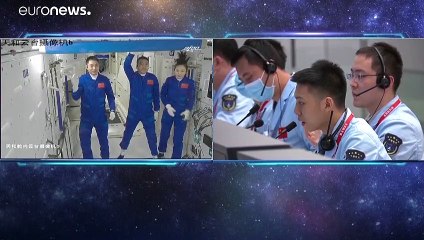 فيديو: الرواد الصينيون يصلون إلى المحطة الفضائية لأطول مهمة مأهولة