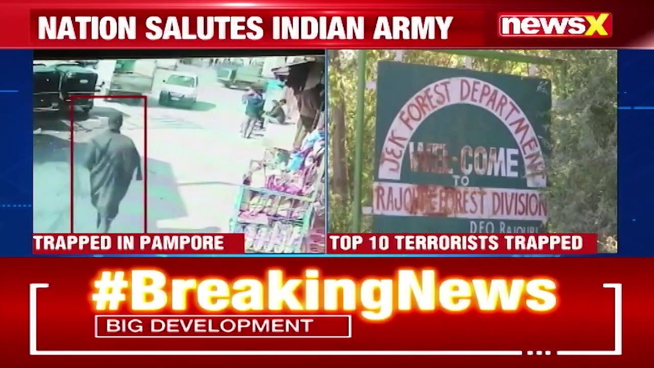 Big Win For J&K Forces Top LeT Terrorist Trapped In Pampore NewsX