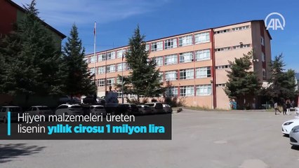Hijyen malzemeleri üreten lisenin yıllık cirosu 1 milyon lira