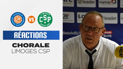 2021/22 Réactions après Chorale - Limoges (70-93, BE J4)