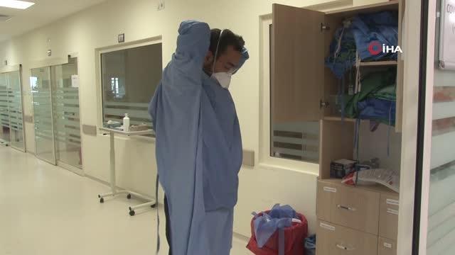 Yoğun bakımdaki korona virüs hastasından gençlere 'Aşı' çağrısı