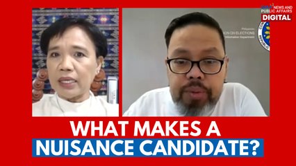 What makes a nuisance candidate? | The Mangahas Interviews