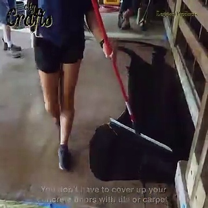 concrete overlay faux wood planks diy crafts  Make Faux Wood Planks Concrete With Concrete Overlay