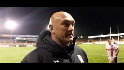 England Knights head coach Paul Anderson after 56-4 win over Jamaica