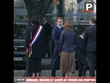 Marseille : Emmanuel Macron est arrivé au congrès national des sapeurs-pompiers