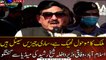 Islamabad: Federal Interior Minister Sheikh Rasheed talks to media